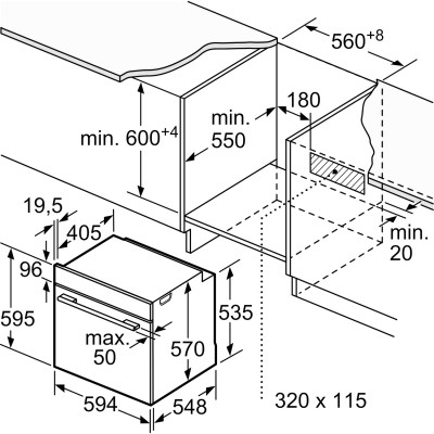 Встраиваемый духовой шкаф SIEMENS Siemens HB272ABB0