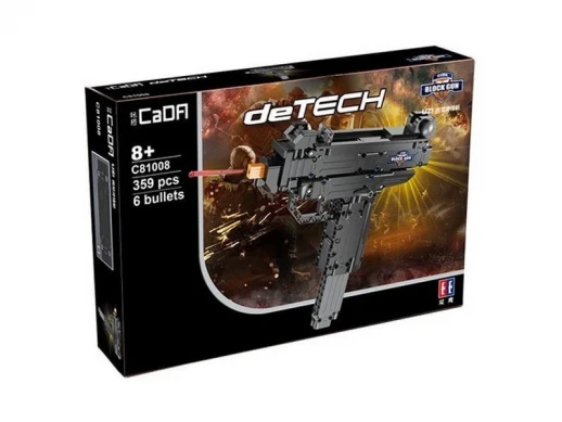Конструктор CADA deTech пистолет-пулемет Micro Uzi (359 деталей)