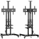 Мобильная МОТОРИЗОВАННАЯ стойка ONKRON на 1 ТВ ONKRON TS1881 Elift BLACK