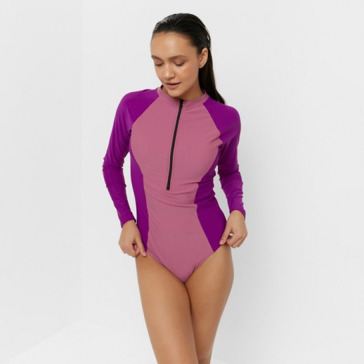 Купальник женский MINAKU с длинными рукавами цвет фиолетовый