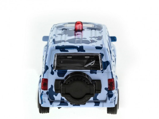 Машина "АВТОПАНОРАМА" инерц. УАЗ Патриот (омон) 1/50, в/к 12*7*5,5 см