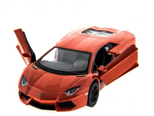 Машина Kinsmart LAMBORGHINI AVENTADOR LP 700-4 инерция (1/12шт.) 1:38 б/к