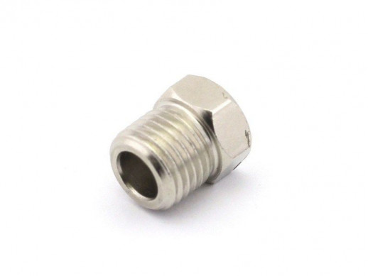 Переходник штуцер 1/4" - гайка 1/8"