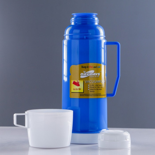 Термос 450 мл, со стеклянной колбой, 9 х 25 см, микс