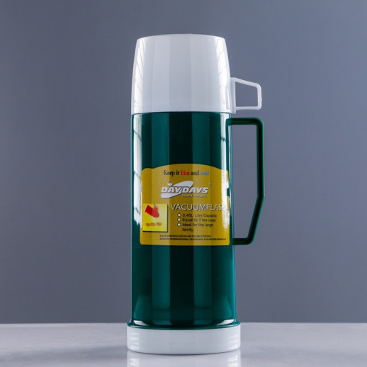 Термос 450 мл, со стеклянной колбой, 9 х 25 см, микс