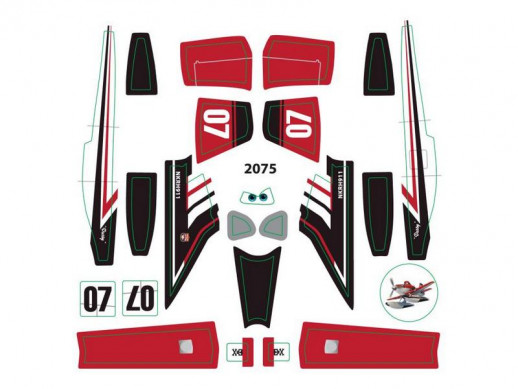 Сборная модель ZVEZDA "Самолёты: Огонь и вода" Дасти полейполе, 1/100