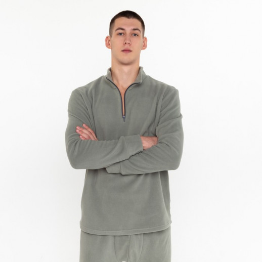 Термобельё мужское, размер 54-56 (рост 180-186 см), цвет серый, флис, 100% полиэстер