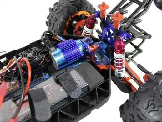 Радиоуправляемая трагги Remo Hobby EVO-R Brushless UPGRADE (зеленая) 4WD 2.4G 1/8 RTR