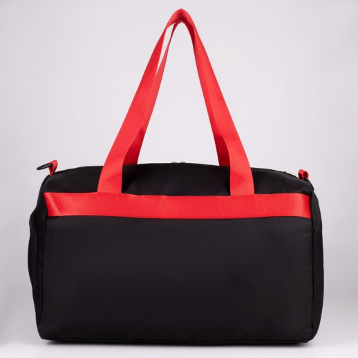 Сумка спортивная TAKE THE RISKна молнии с подкладкой, отдел из ПВХ, отдел для обуви, цвет чёрный