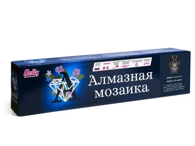 Картина мозаикой 40х50 БЕЗУПРЕЧНАЯ (квадр. эл-ты) (20 цветов)