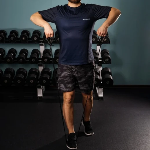 Эспандер ONLYTOP «Динамик-2» для лыжника, пловца, двойная резина с мягкими ручками