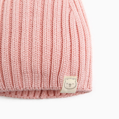 Шапочка вязаная Крошка Я, р. 46, розовый