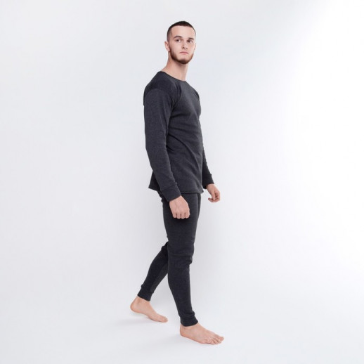 Термобелье (фуфайка, кальсоны) мужское НАЧЕС, цвет антрацит, р-р 48-50