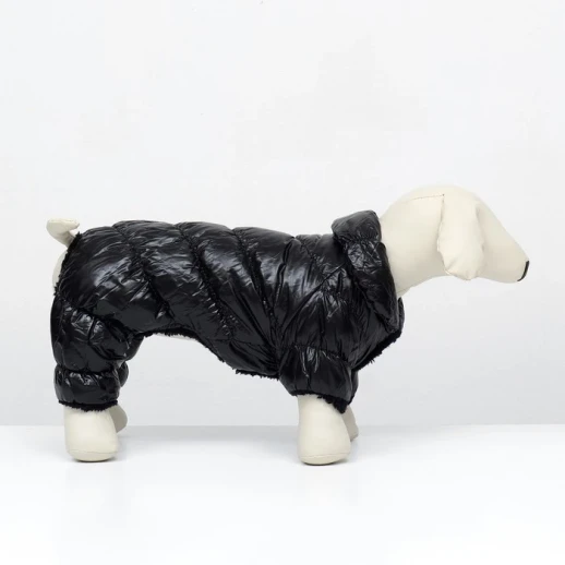 Комбинезон "Блеск" (ДС 44 см, ОГ 59, ОШ 40 см), чёрный