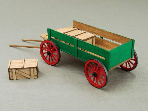 Сборная картонная модель Shipyard телега (№69), 1/72