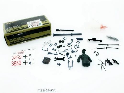 Набор наклеек и аксессуаров для танка Panzer IV F2, неокрашен