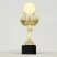 Фигура «Ника с шаром», подставка камень черная, 19 х 7 х 5 см