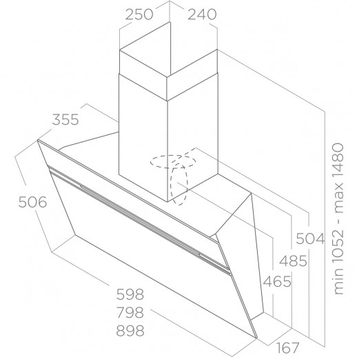 Вытяжка ELICA Elica NEAT @ WH/A/90-PRF0199574