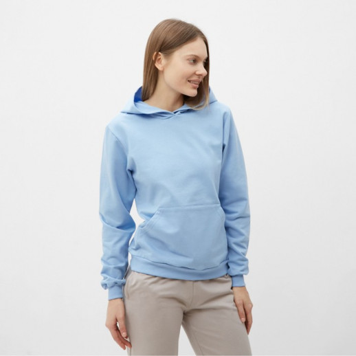 Толстовка женская НАЧЁС, цвет голубой