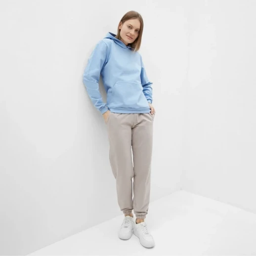 Толстовка женская НАЧЁС, цвет голубой