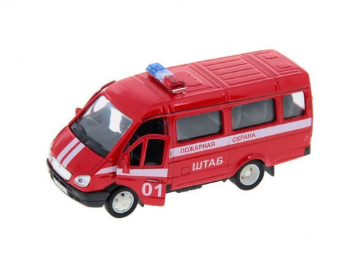 Машина Autotime "ГАЗЕЛЬ" пожарная охрана 1:43