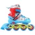 Набор: роликовые коньки раздвижные Hot Wheels, колёса световые, защита, р. S (30-33)