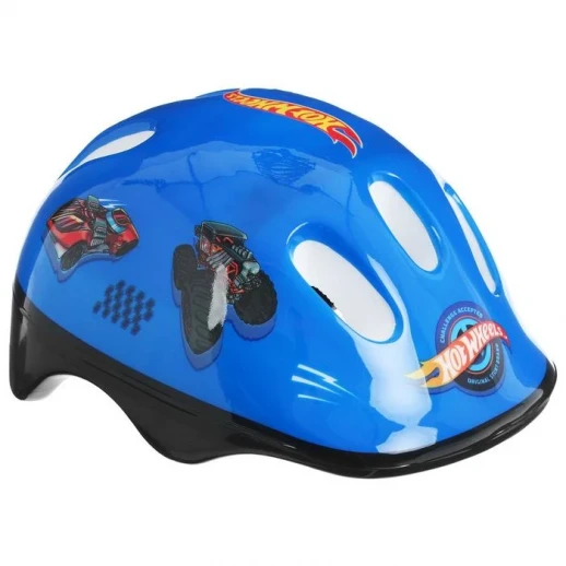 Набор: роликовые коньки раздвижные Hot Wheels, колёса световые, защита, р. S (30-33)