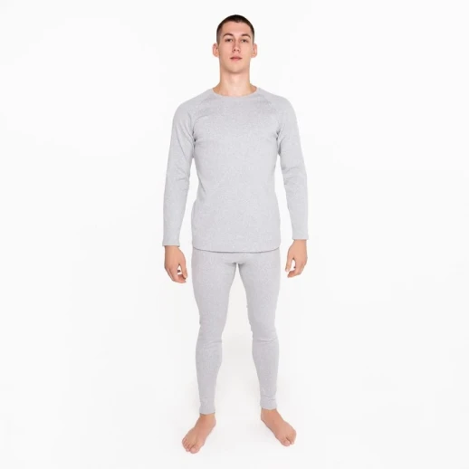Термобелье мужское (лонгслив, кальсоны) НАЧЁС, цвет серый