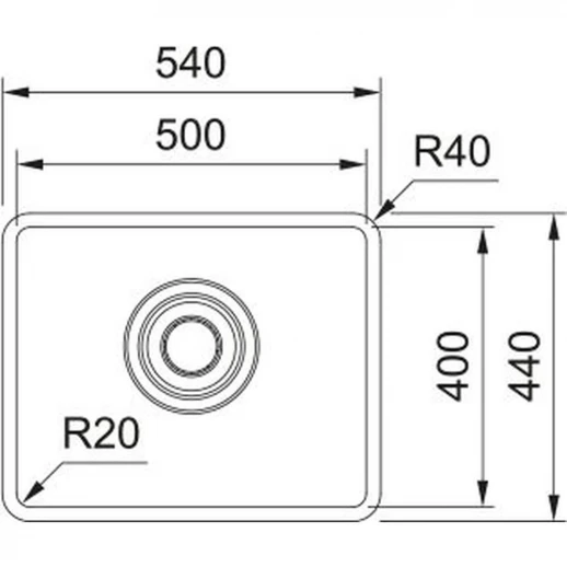Мойка Franke MQX 110-50 Franke 122.0694.477