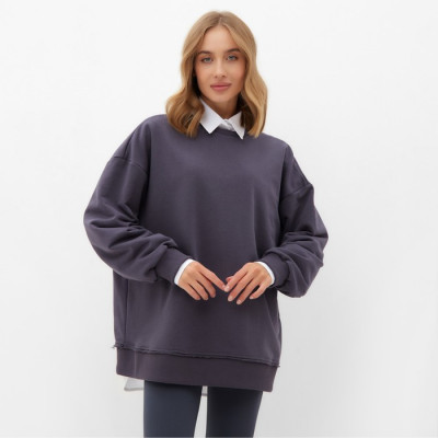 Свитшот женский MINAKU: Casual Collection цвет графит