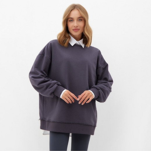 Свитшот женский MINAKU: Casual Collection цвет графит