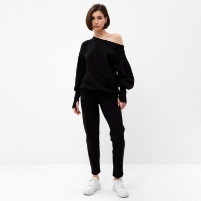 Костюм женский (джемпер, брюки) MINAKU: Casual Collection цвет чёрный