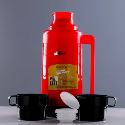 Термос 1.8 л, со стеклянной колбой, 16 х 36 см, микс