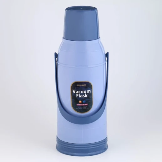 Термос 2 л, со стеклянной колбой, сохраняет тепло 12 ч, микс