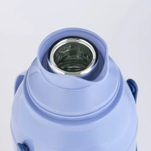 Термос 2 л, со стеклянной колбой, сохраняет тепло 12 ч, микс