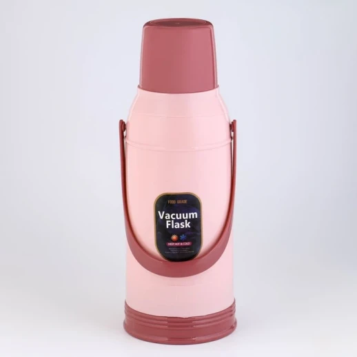 Термос 2 л, со стеклянной колбой, сохраняет тепло 12 ч, микс