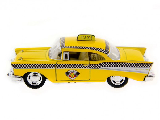 Машина Kinsmart "1957 Chevrolet Bel Air" инерция (1/12шт.) 1:36 б/к