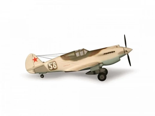 Сборная модель ZVEZDA Истребитель П-40Б "Томагавк", 1/72