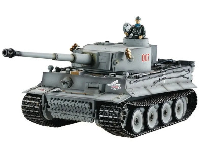 P/У танк Taigen 1/16 Tiger 1 (ранняя версия) HC, ИК-пушка, башня на 360, подшипники в ред., откат