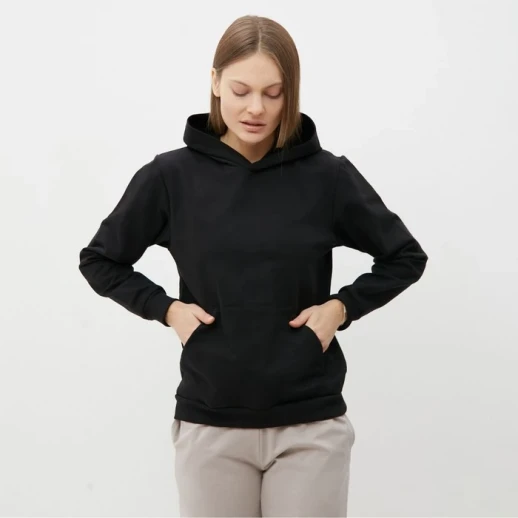 Толстовка женская НАЧЁС, цвет чёрный