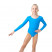 Купальник гимнастический Grace Dance, с длинным рукавом, р. 36, цвет бирюзовый