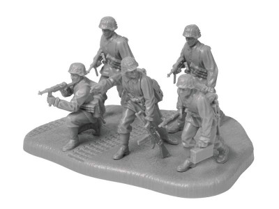 Сборные солдатики ZVEZDA Немецкие панцергренадеры в анораках, 1/72