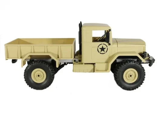 Радиоуправляемая машина MN MODEL военный грузовик (песочный) 4WD 2.4G 1/16 RTR