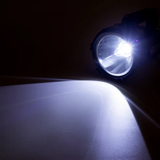 Фонарь прожекторный аккумуляторный, 10 Вт, 5000 мАч, LED, 3 режима, 12.5 х 23 х 14 см