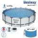 Бассейн каркасный Steel Pro MAX, 457 х 107 см, фильтр-насос, лестница, тент, 56488 Bestway