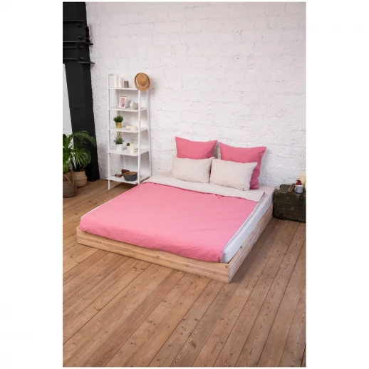 Простыня на резинке 240x200x25 Panacotti CL-0311-Cr Color Line Cranberry