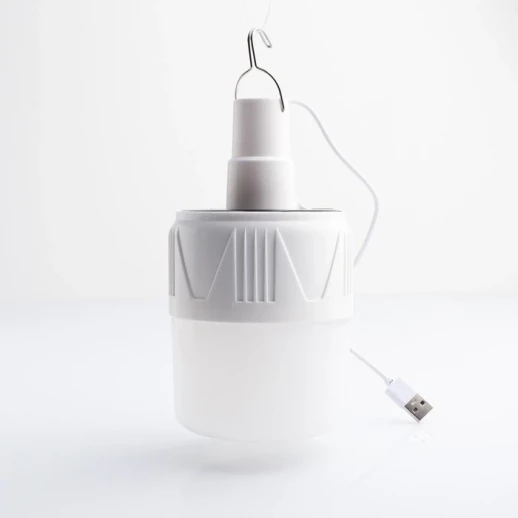 Фонарь кемпинговый аккумуляторный, 12 Вт, 1200 мАч, 24 LED, 5 режимов, солнечная батарея, 16.5 х 8.5