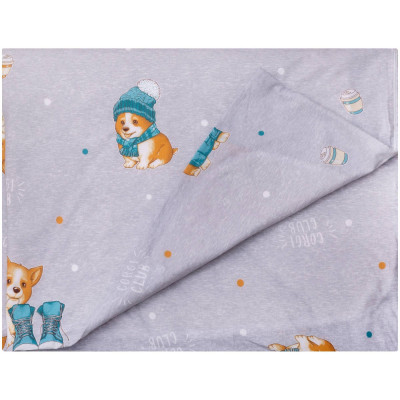 Пододеяльник 142х112 на молнии ВОМБАТИК Cl-0103-Kor Classic Collection Корги