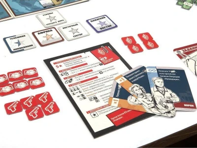 Настольная игра ZVEZDA "Агенты. Щит и меч.", семейная