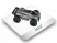 Машинка монстр JJRC Q88, свет, 1/22 2WD 2.4G RTR